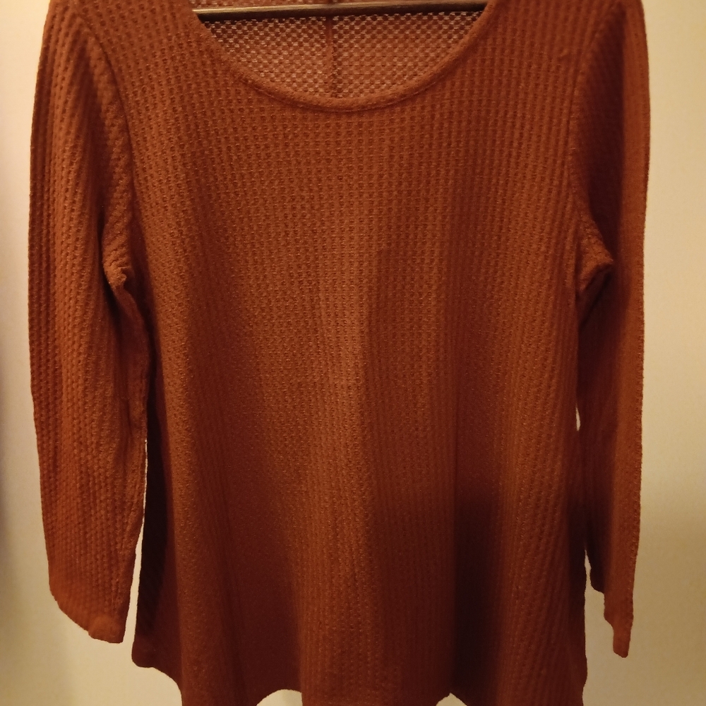 🔥Sonoma Waffle Knit Top Size S